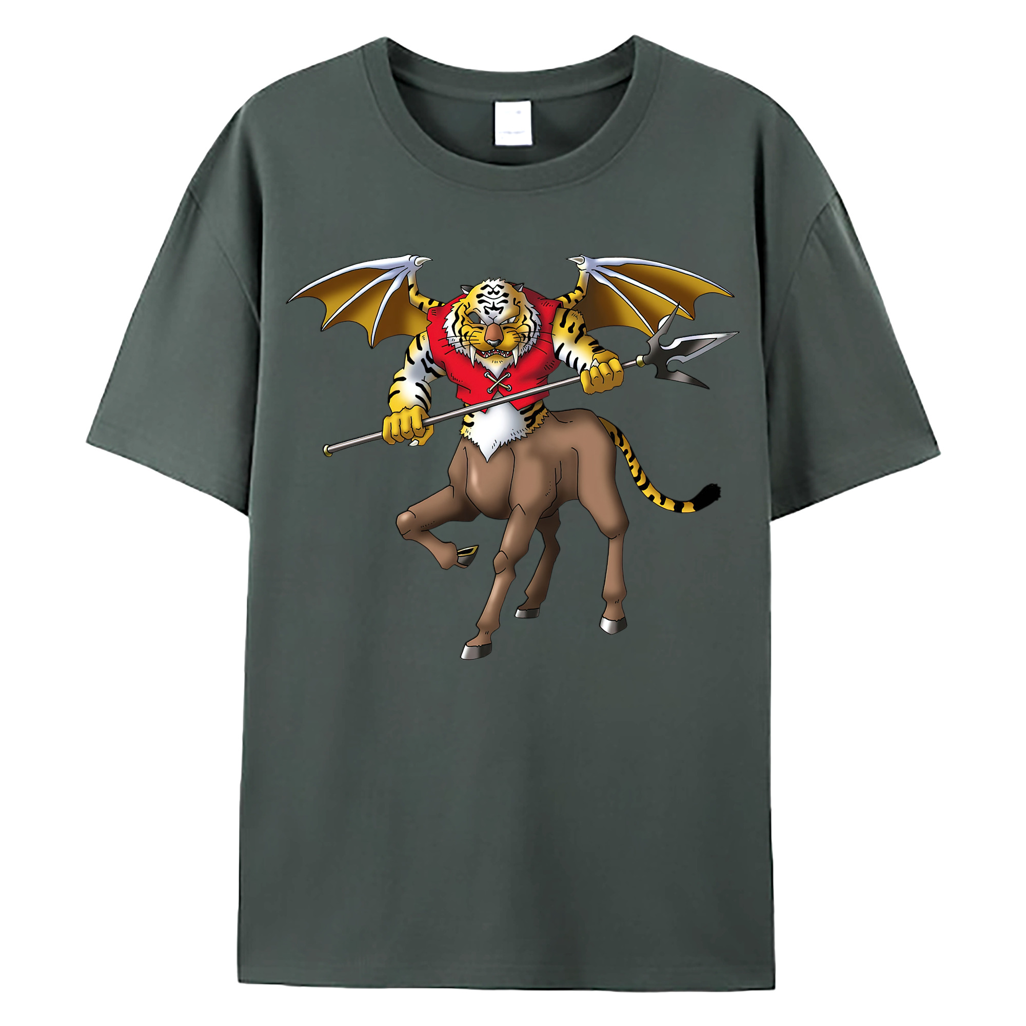（画像用） ドラゴンクエスト Doragon Kuesuto Dragon Quest 綿100％ メンズ半袖Tシャツ｜肌触りやわらか＆通気性